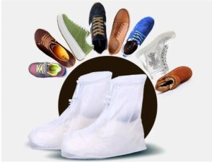 OMP Racing PRZECIWDESZCZOWE NAKŁADKI NA BUTY S (35-36) NA SUWAK, WHITE / BIAŁY 3