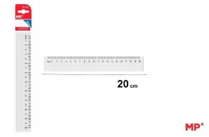 Linijka plastikowa 20cm 2
