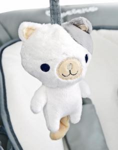 Caretero Krzesełko huśtawka 2w1 Indigo szare (TERO-761) 2