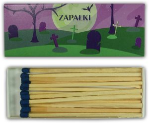 Zapałki długie Zniczowe fioletowe 3