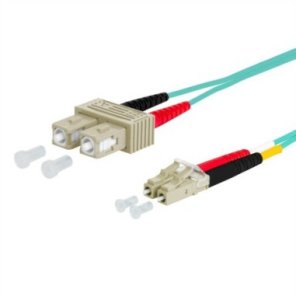 Kabel krosowy METZ CONNECT OpDAT, SC-D/LC-D OM3, 1,5 m 1