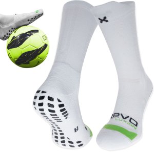 Skarpety sportowe antypoślizgowe revolution pure junior 35-40 białe proskary 1