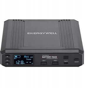 Powerbank do KAMER SAMOCHODOWYCH ENERGY WELL P6 8000mAh 102,4Wh wyświetlacz 3
