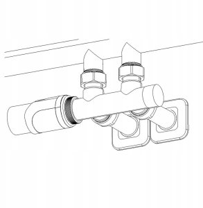 Tully zestaw termostatyczny zespolony chrom TZTZ/CR 9