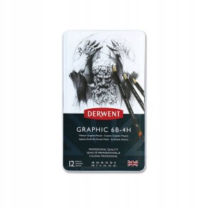 Derwent Graphic blyanter 12 stk. sæt "medium" 1