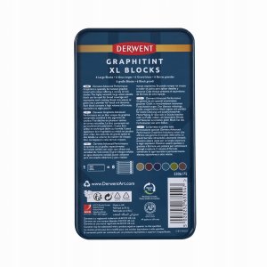 Derwent XL Graphitint Blocks 6 stk tin 2
