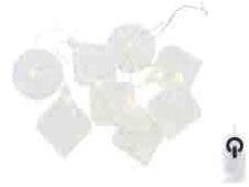 Sirius Home Nellie, Garland, Glass, Transparent, 1500 m, Boy/Girl, AA 1
