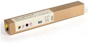 KOZO Skrivebordsunderlag 90x43cm Mørke Blå/Gul 2