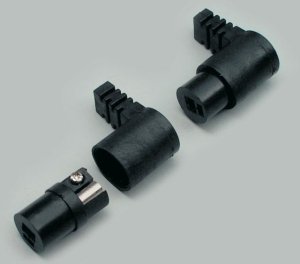BKL Electronic 0205018 Lautsprecher-Anschluss Stecker, gerade Polzahl: 2 Schwarz - 2 St. 1