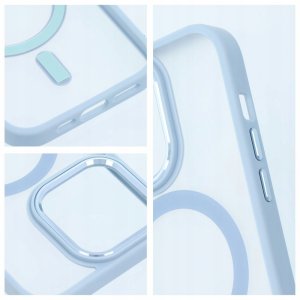 Futerał MATTE MAG COVER kompatybilny z MagSafe do SAMSUNG S25 PLUS niebieski 1