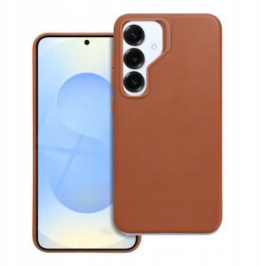 Futerał LEATHER MAG COVER kompatybilny z MagSafe do SAMSUNG S25 PLUS brązowy 1