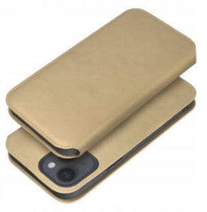 Kabura DUAL POCKET Book do XIAOMI Redmi 14c złoty 1