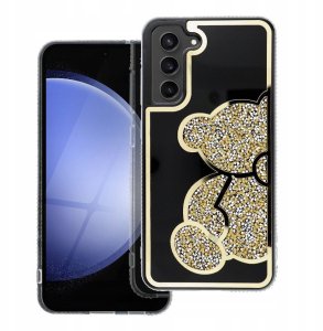 Futerał TEDDY BEAR do SAMSUNG S25 złoty 1