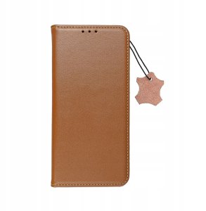 Kabura SMART PRO Book skórzana do XIAOMI Redmi 14C brązowy 1