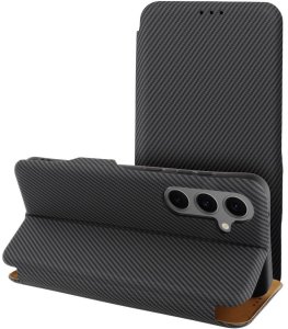 Kabura FOLIO Side Magnet kompatybilny z S-PEN do SAMSUNG S24 ULTRA szary 1