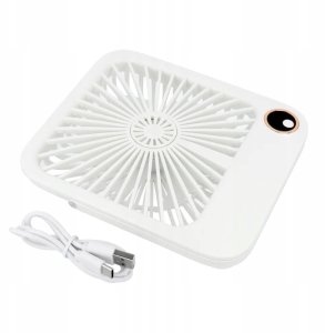 Wentylator / wiatrak biurkowy z regulowaną podstawką W30 biały 4