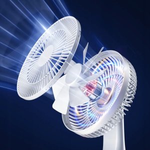 Wentylator / wiatrak biurkowy LLD-F77 biały 5