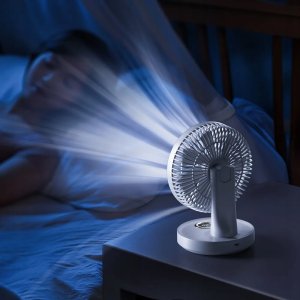 Wentylator / wiatrak biurkowy LLD-F77 biały 7