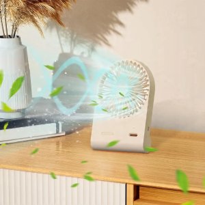 Wentylator / wiatrak biurkowy HX-125 beżowy 4