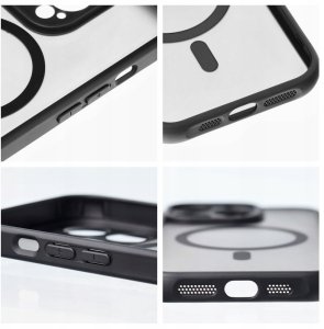 Futerał FULL MATTE MAG COVER kompatybilny z MagSafe do XIAOMI REDMI NOTE 14 4G czarny 3