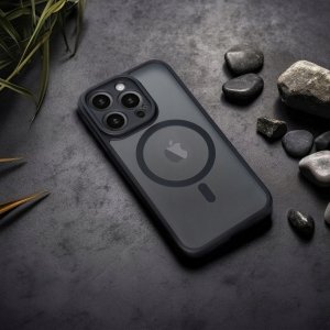 Futerał FULL MATTE MAG COVER kompatybilny z MagSafe do XIAOMI REDMI NOTE 14 4G czarny 4