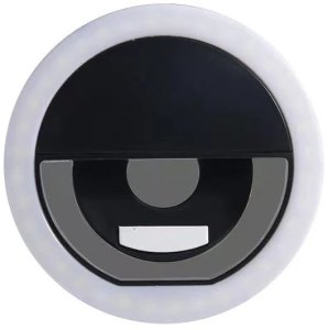 Lampa LED Ring do selfie na telefon RK-12 czarna 1