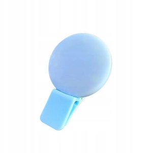Lampa LED Ring do selfie na telefon MINI Q niebieska 1
