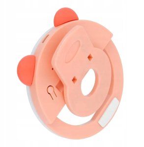 Lampa LED Ring do selfie na telefon RK12 pomarańcz miś 2