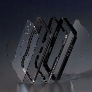 Beeasy Futerał wodoodporny SHELLBOX GT kompatybilny z MagSafe do IPHONE 16 Plus czarny 6