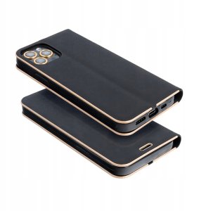 Kabura LUNA Book Gold do XIAOMI Redmi Note 14 4G (GLOBAL - 164,84mm x 78,15mm x 8,16mm) czarny 4