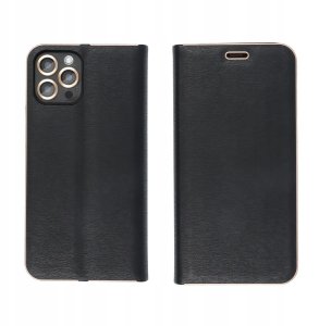 Kabura LUNA Book Gold do XIAOMI Redmi Note 14 4G (GLOBAL - 164,84mm x 78,15mm x 8,16mm) czarny 5