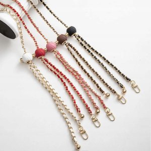 Łańcuch / Smycz z uchwytem GLAMOUR wszystkie modele max 80mm szer. CZERWONY 3