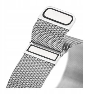 DUX DUCIS pasek MILANESE magnetyczny ze stali nierdzewnej 47 mm srebrny 2