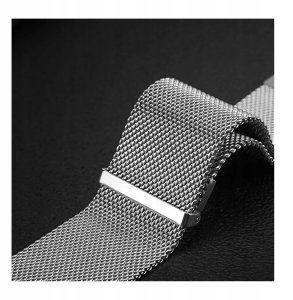 DUX DUCIS pasek MILANESE magnetyczny ze stali nierdzewnej 47 mm srebrny 5