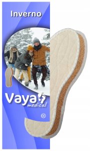 VAYA INVERNO termoizolacyjne pełne wkładki z wełną i korkiem 39 2