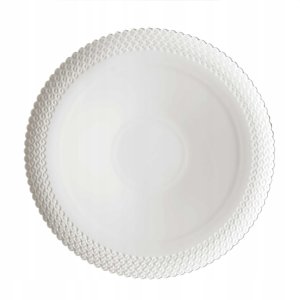 Duży talerz do ciasta Momenti - Biały, 34 cm 1