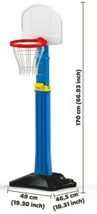 DOLU stojak do koszykówki do 170cm 3030 30306 5