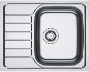 Sink FRANKE SPARK 62 x 50 cm with drainer, stainless steel, non-polished, vented 1