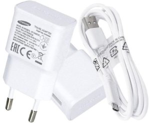 EP-TA50EWE + kabel ECB-DU4AWE ładowarka sieciowa Samsung 1,55A micro-usb 1m biały bulk 1