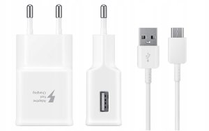 Ładowarka Samsung EP-TA200EWE + kabel EP-DG970BWE ładowarka siec. Samsung 2A type-c 1m biały bulk 3