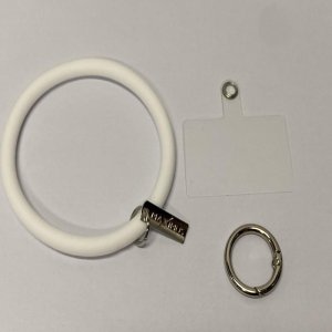 SILIKONOWA ZAWIESZKA MX DO TELEFONU / UCHWYT, WHITE / BIAŁY 1