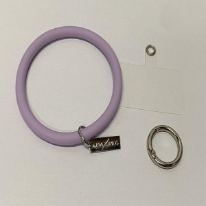 SILIKONOWA ZAWIESZKA MX DO TELEFONU / UCHWYT, LIGHT PURPLE / J. FIOLETOWY 1