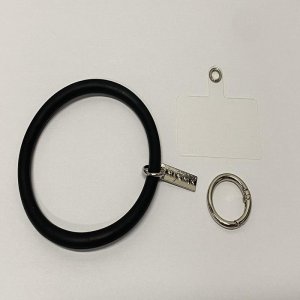 SILIKONOWA ZAWIESZKA MX DO TELEFONU / UCHWYT, BLACK / CZARNY 1