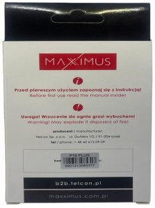 Bateria MAXXIMUS HUAWEI P10 PLUS 3750mAh MATE 20 LITE/NOVA 3, HB386589ECW 5