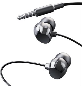 XO SŁUCHAWKI PRZEWODOWE EP53 DOUSZNE CZARNE JACK 3,5mm 2