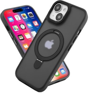 MX KICKSTAND MAGSAFE CIRCLE IPHONE 15 PRO (6.1), BLACK / CZARNY 3