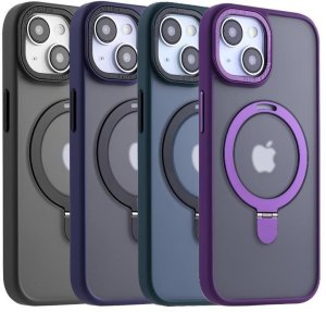 MX KICKSTAND MAGSAFE CIRCLE IPHONE 15 PRO (6.1), BLACK / CZARNY 4