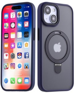 MX KICKSTAND MAGSAFE CIRCLE IPHONE 15 PRO MAX (6.7), DARK BLUE / GRANATOWY 1