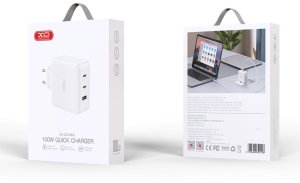 XO ładowarka sieciowa CE14 PD QC 3.0 100W BIAŁA 4