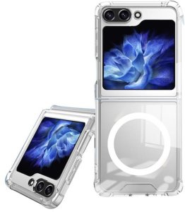 ETUI MAGNETIC SAMSUNG GALAXY Z FLIP5 CLEAR / PRZEŹROCZYSTY 1